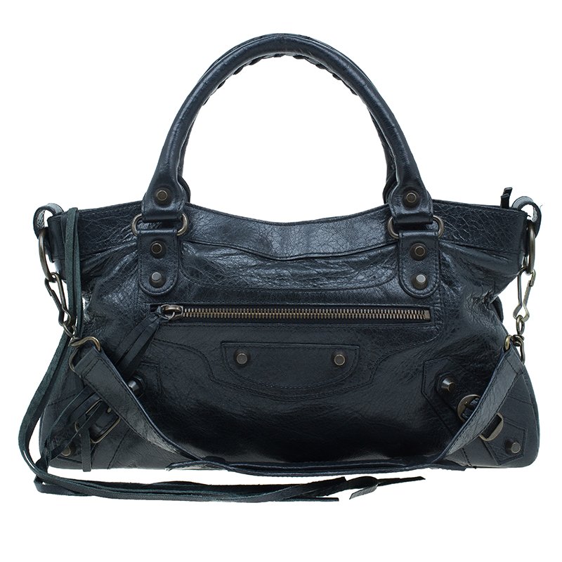 Balenciaga Black Leather First Bag Balenciaga | TLC