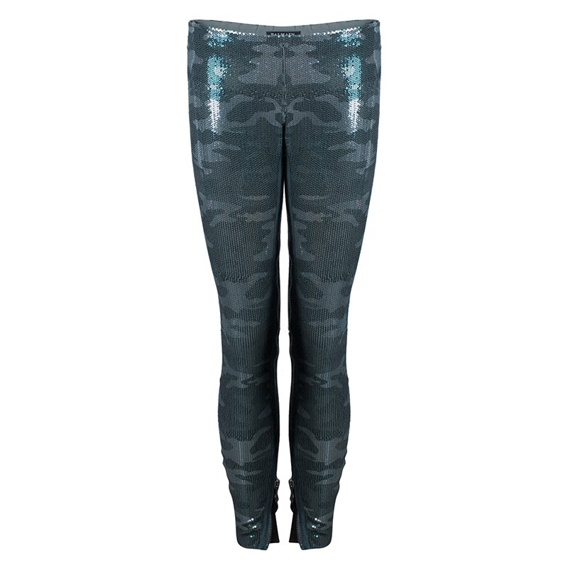 balmain camo pants