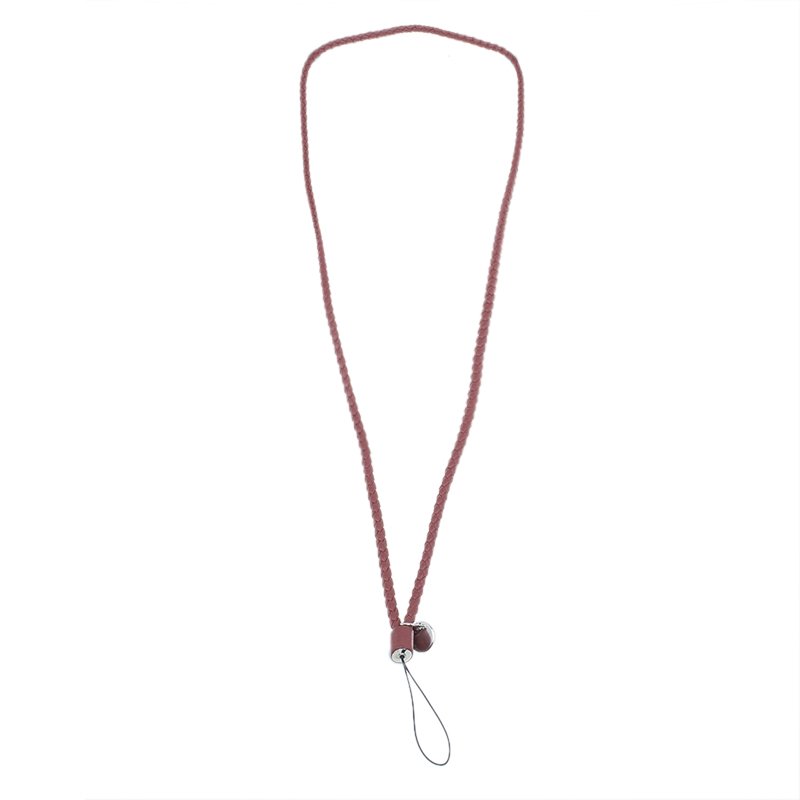 Pre Owned Bottega Veneta Brown Phone Strap