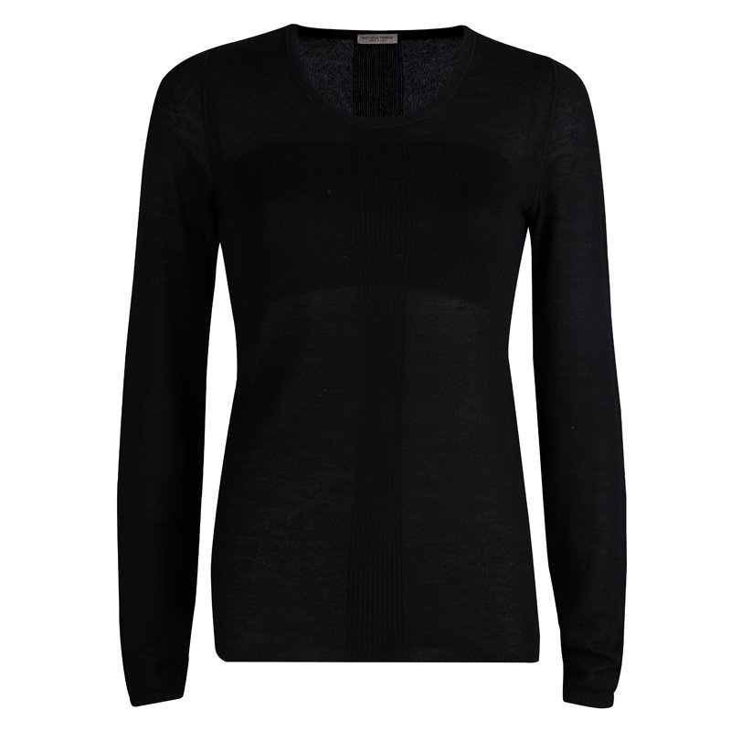 Bottega Veneta Black Cashmere Sweater M