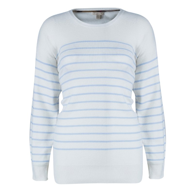 white burberry sweater