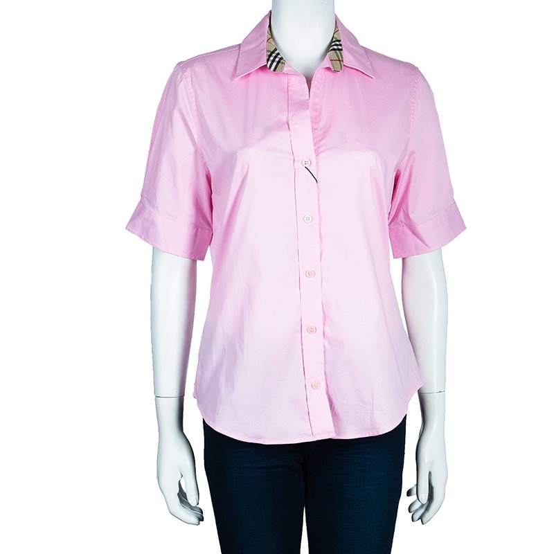 burberry shirt pink