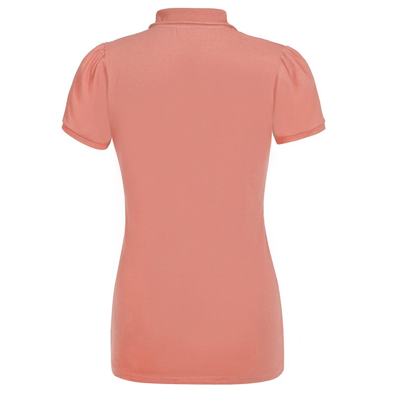 burberry polo shirt womens orange