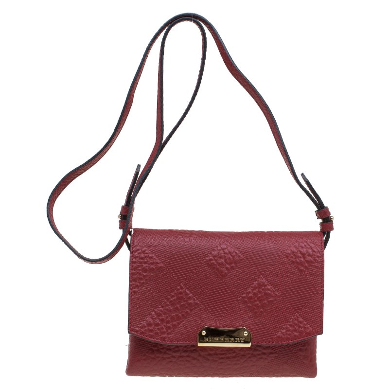 burberry red crossbody bag