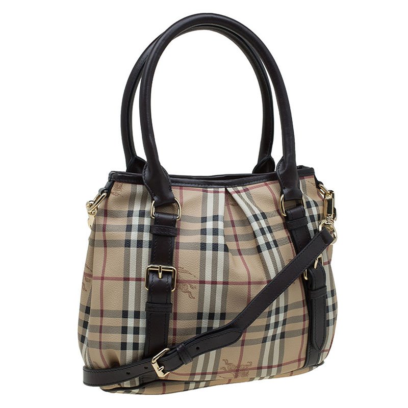 Pre-Owned Burberry Northfield Haymarket Check Tote 