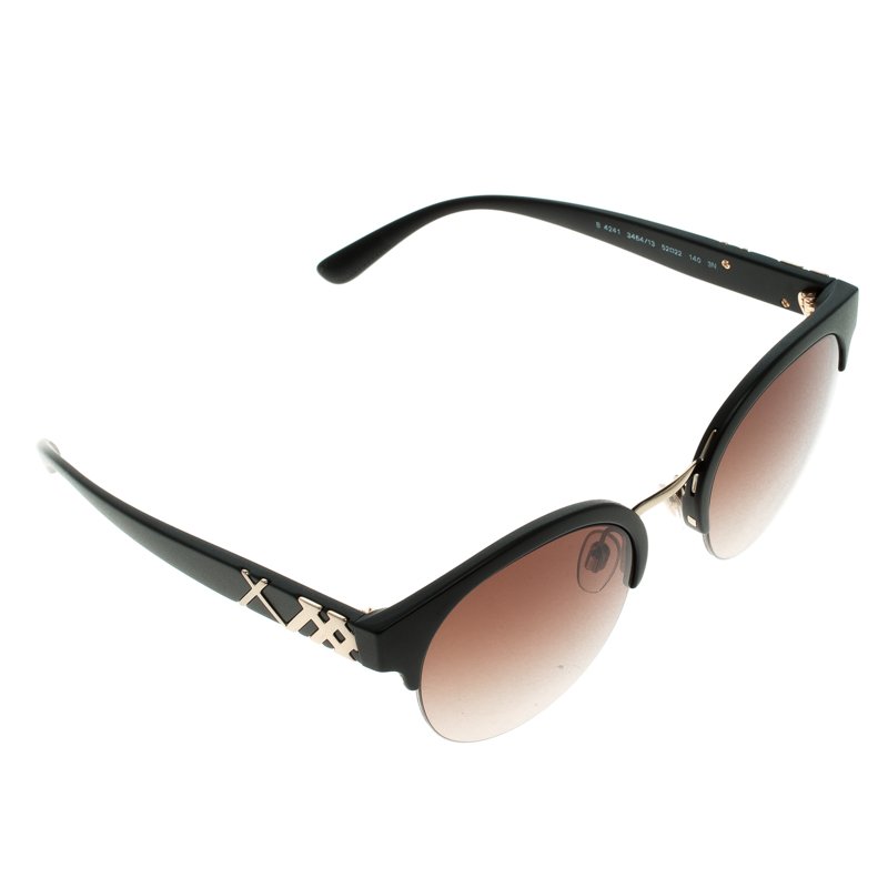 4241 Half Rim Sunglasses Burberry 