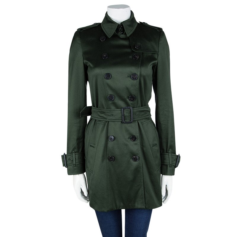 Burberry 2024 coat green