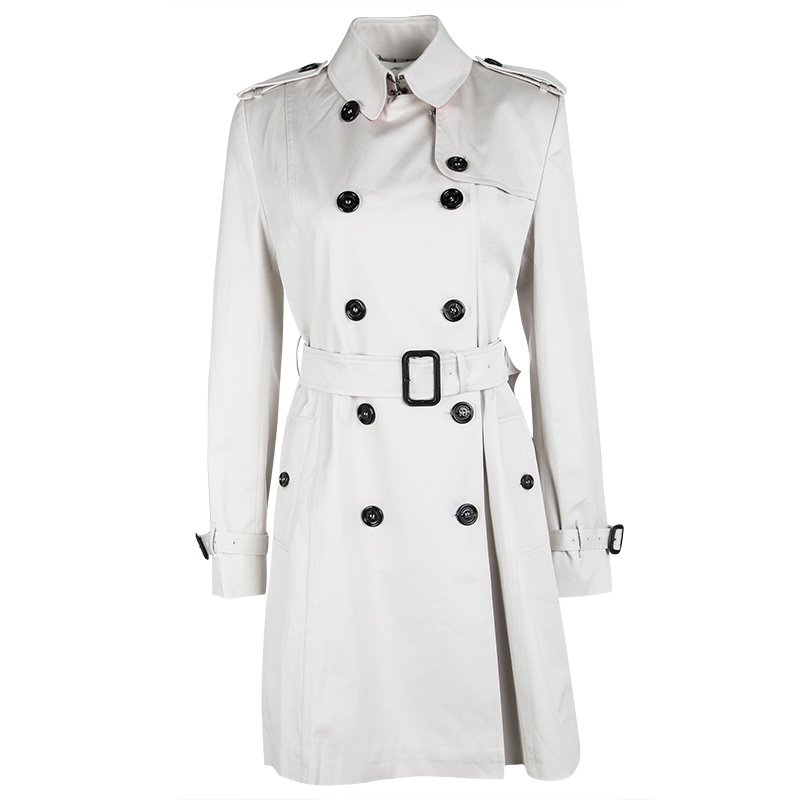 burberry white trench coat