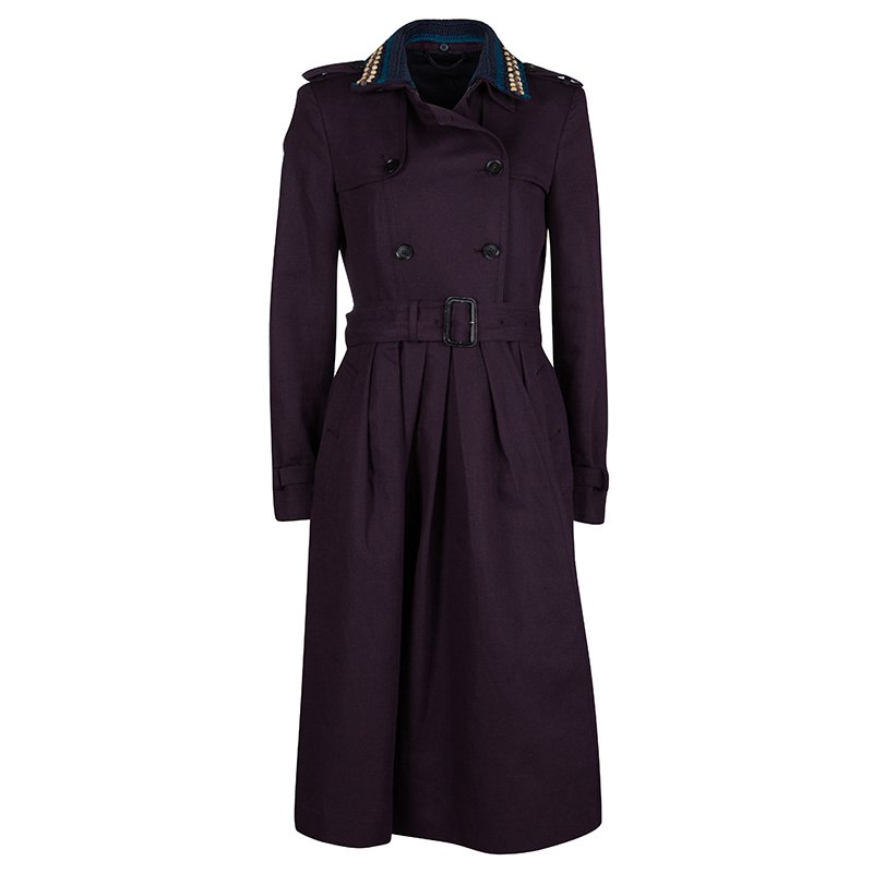 burberry trench coat womens purple