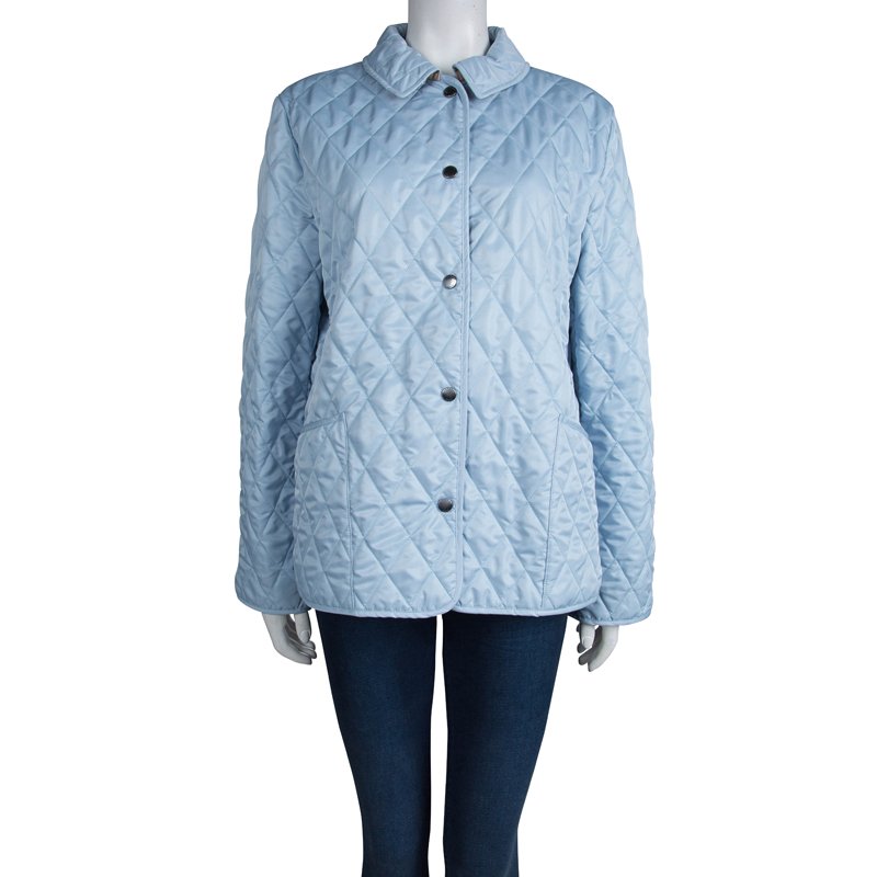blue burberry jacket