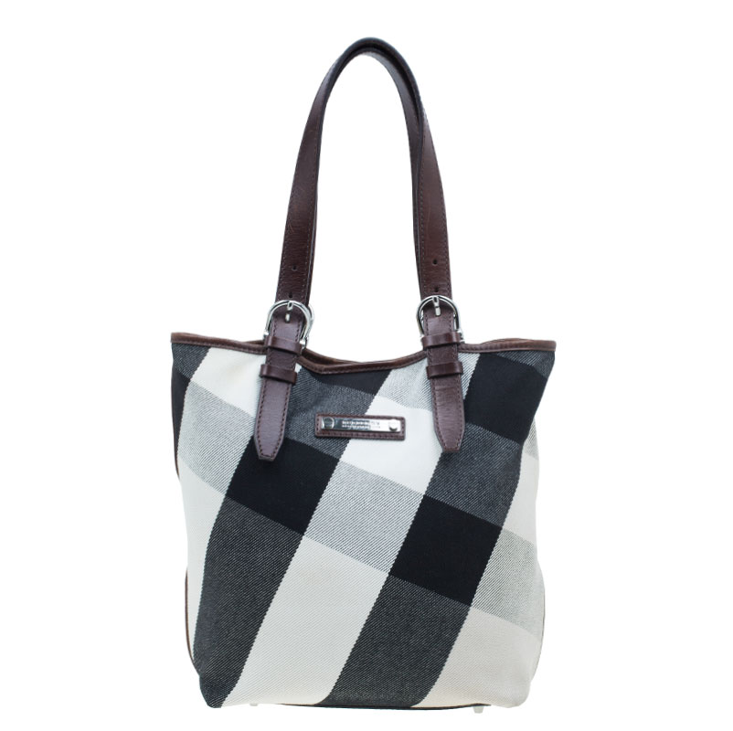 burberry mega check bag