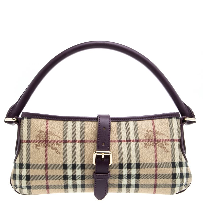 burberry shoulder bag purple