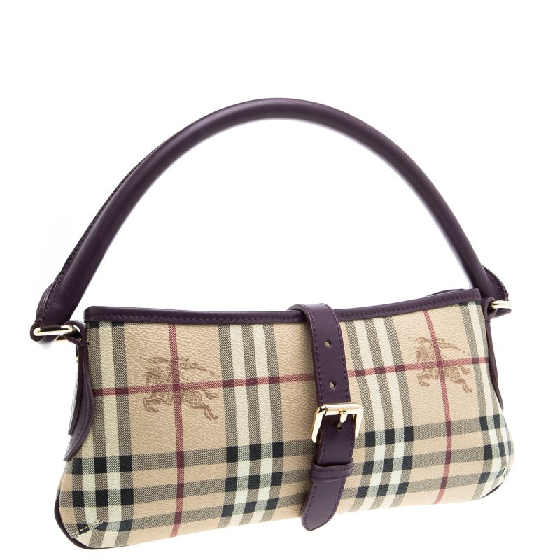 burberry shoulder bag purple