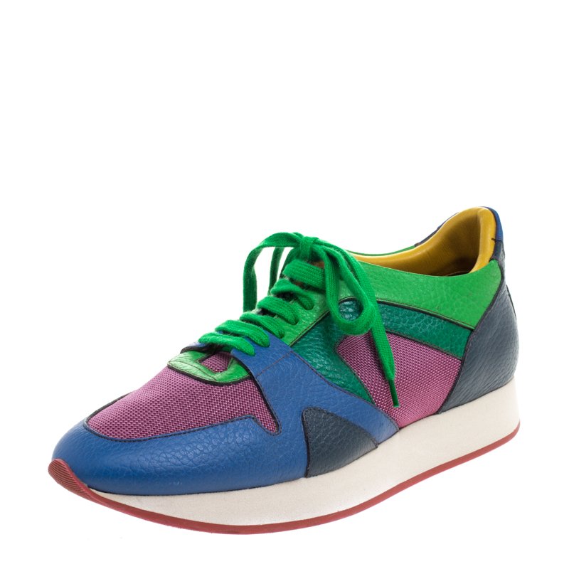 burberry colour block sneakers