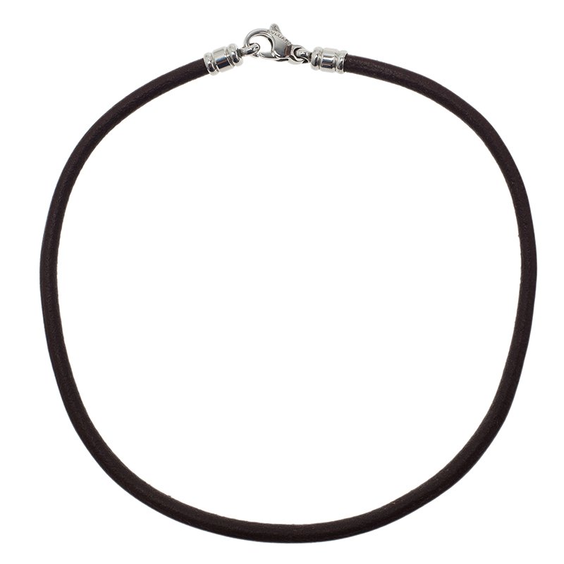 bvlgari leather cord