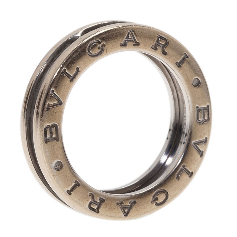 Bvlgari B.Zero1 1-band White Gold Ring Size 47