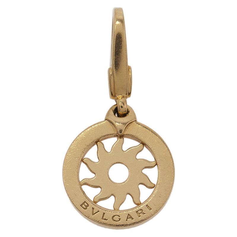 Bvlgari Tondo Sun Yellow Gold Charm
