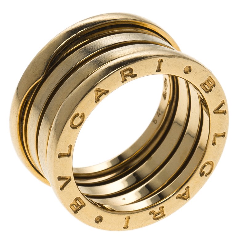 Bvlgari B.Zero1 3-Band 18k Rose Gold Ring Size 54 Bvlgari | TLC