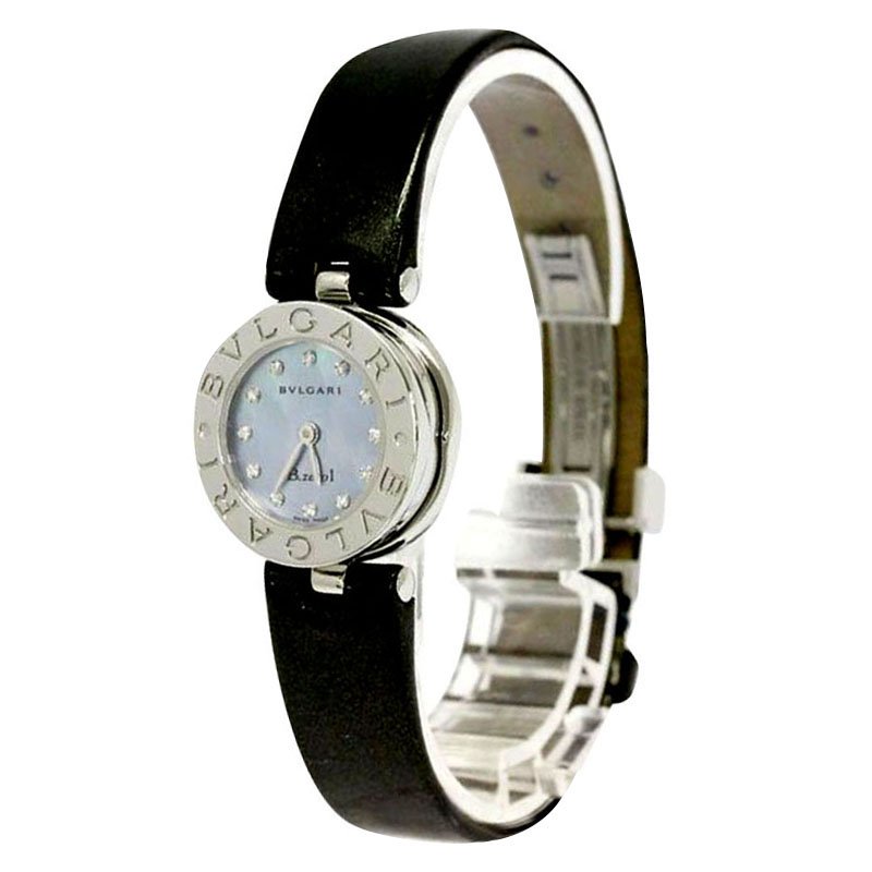 bvlgari b zero1 stainless steel women's quartz watch