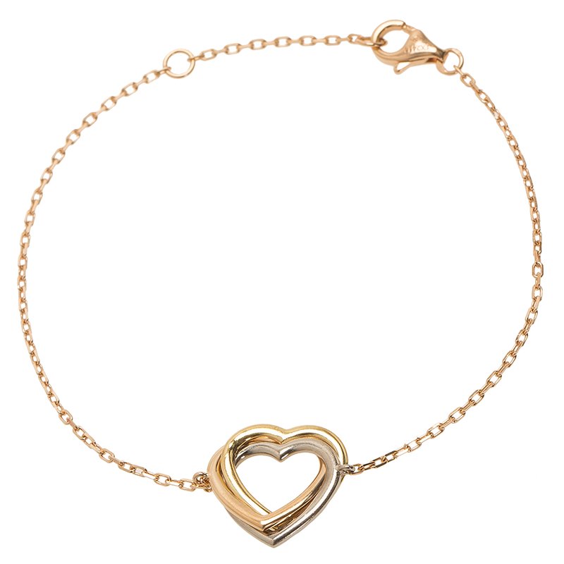 cartier trinity heart bracelet