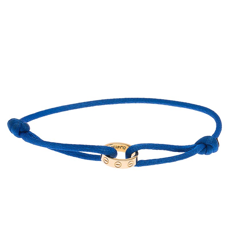 Cartier Love Charity Yellow Gold Blue 