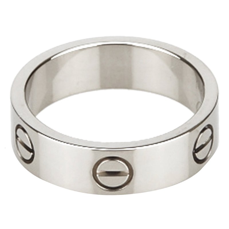 Pre Owned خاتم كارتييه لوف ذهب أبيض 