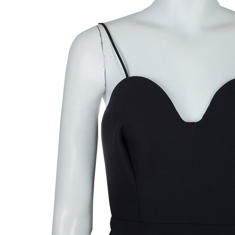 Chalayan Black Knit Noodle Strap Dress M Chalayan TLC