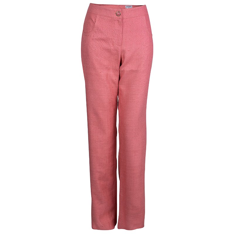 chanel pink pants