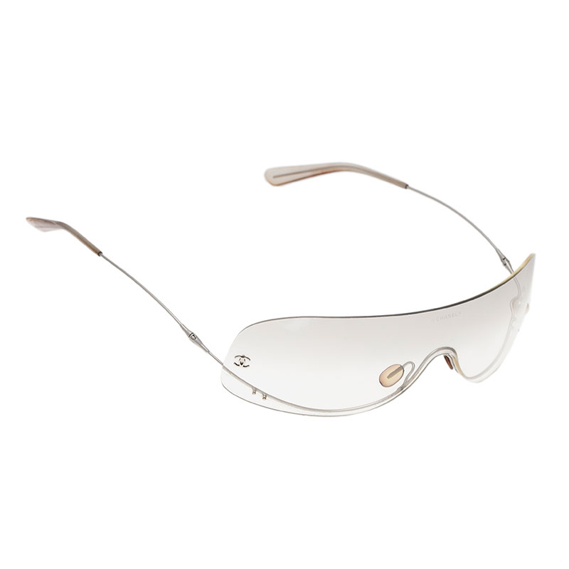 Chanel White 4054 Pearl Rimless Sunglasses Chanel | TLC