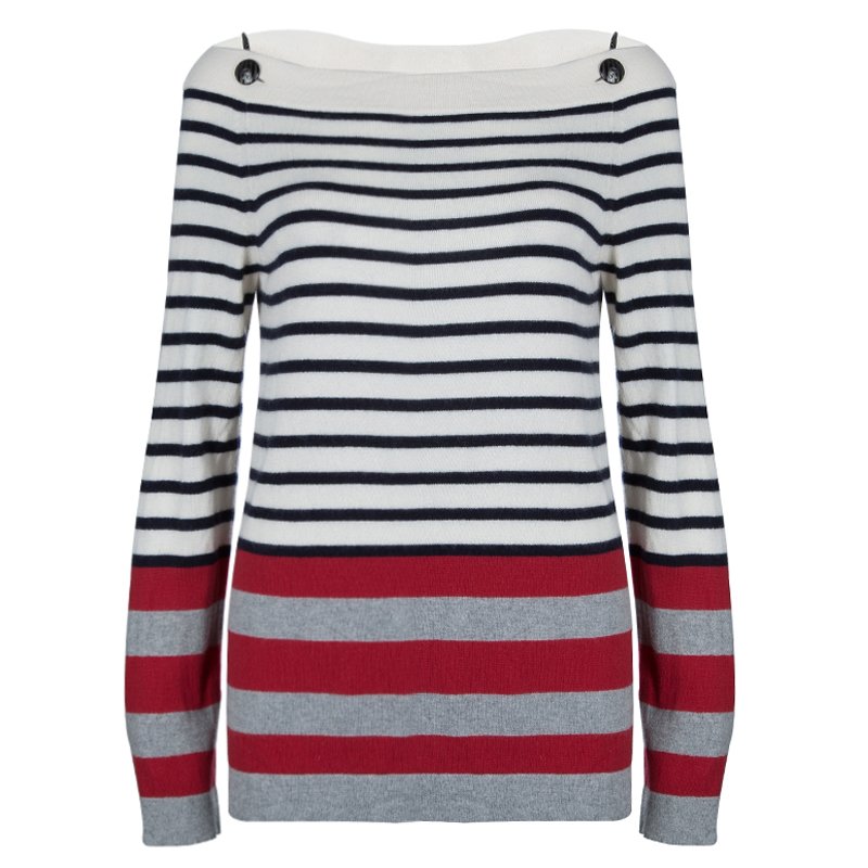 chanel striped sweater