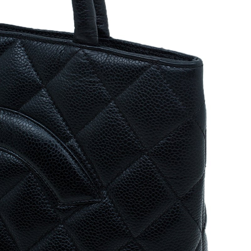 Chanel Reprint Caviar Quilted Medallion Black Tote Bag – Mills Jewelers &  Loan