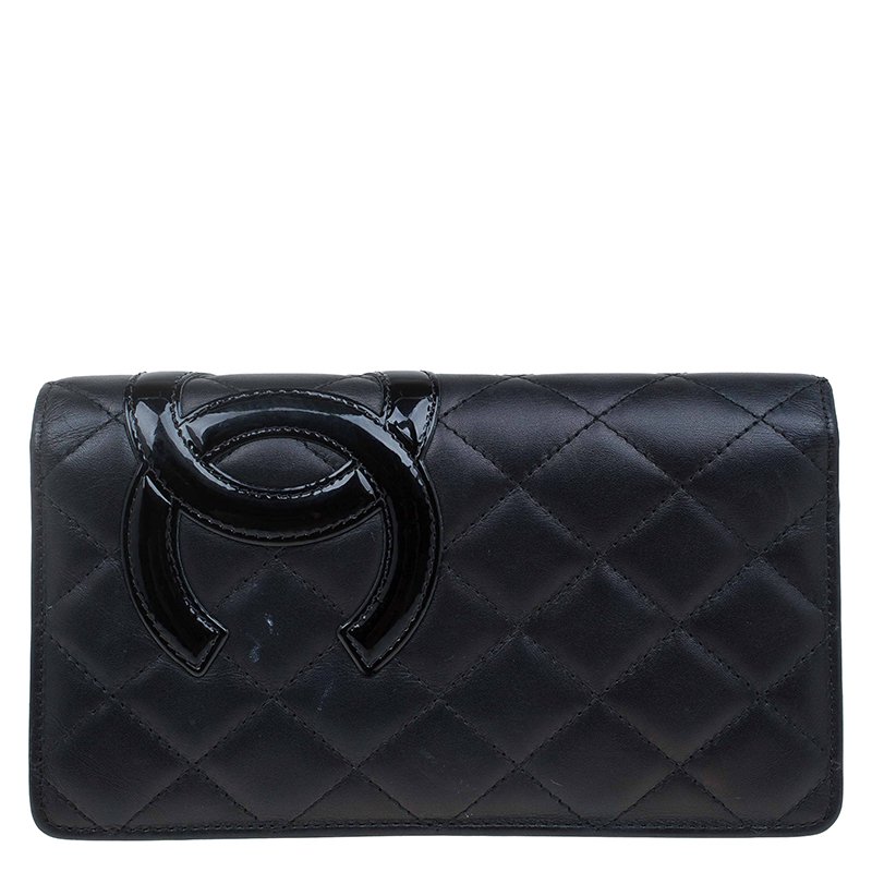 Chanel Black Quilted Leather CC Cambon Long Wallet Chanel | TLC
