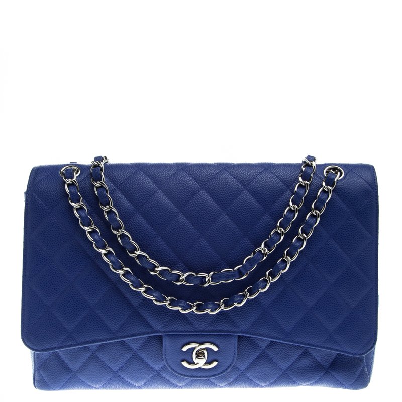 Blue Chanel Grained Leather Tote at 1stDibs  blue chanel tote bag chanel  blue tote blue chanel bag