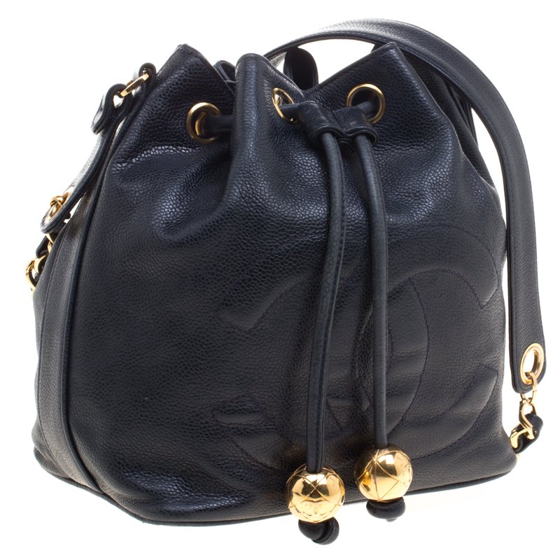 Chanel Vintage Black Caviar Drawstring Bucket Bag Small 24k GHW – Boutique  Patina