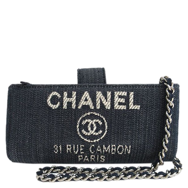 Chanel Blue Denim Deauville IPhone Case 