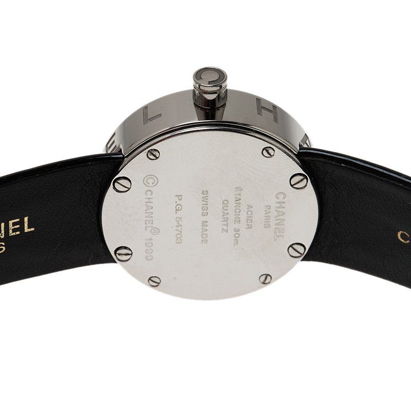 Chanel Black Stainless Steel La Ronde Women's Wristwatch 30MM Chanel | TLC