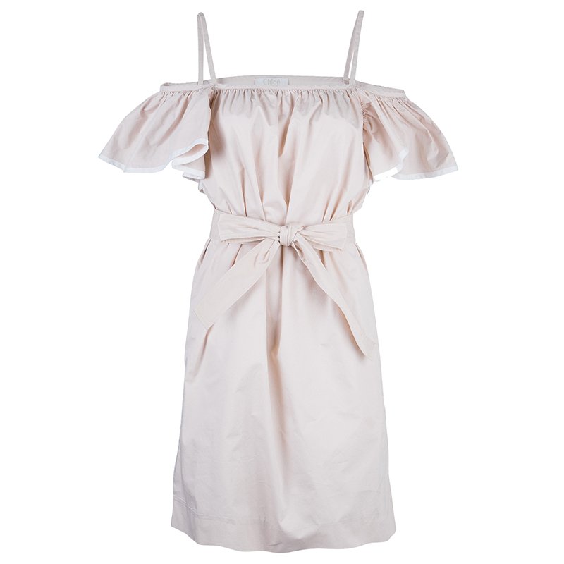 Chloe Pink Butterfly Sleeve Dress S