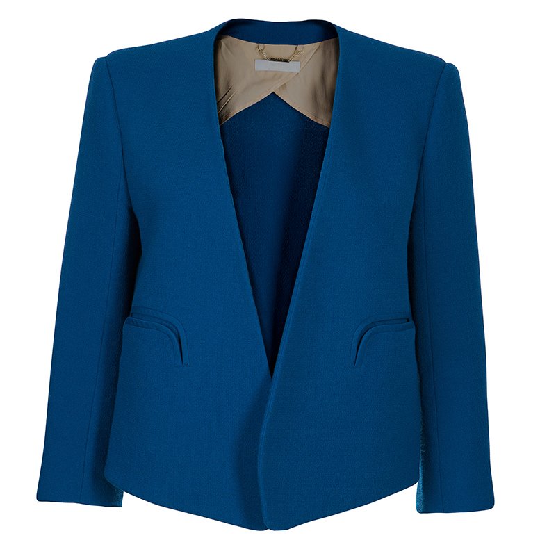 مملوكة مسبقًا Chloe Blue Tailored Blazer M
