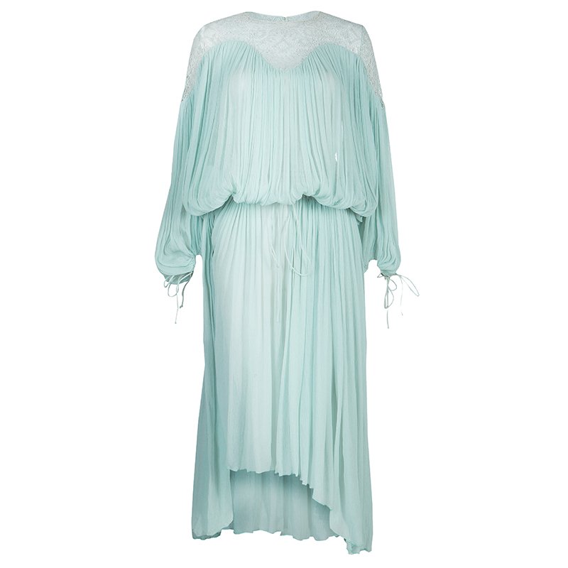 baby blue long sleeve maxi dress