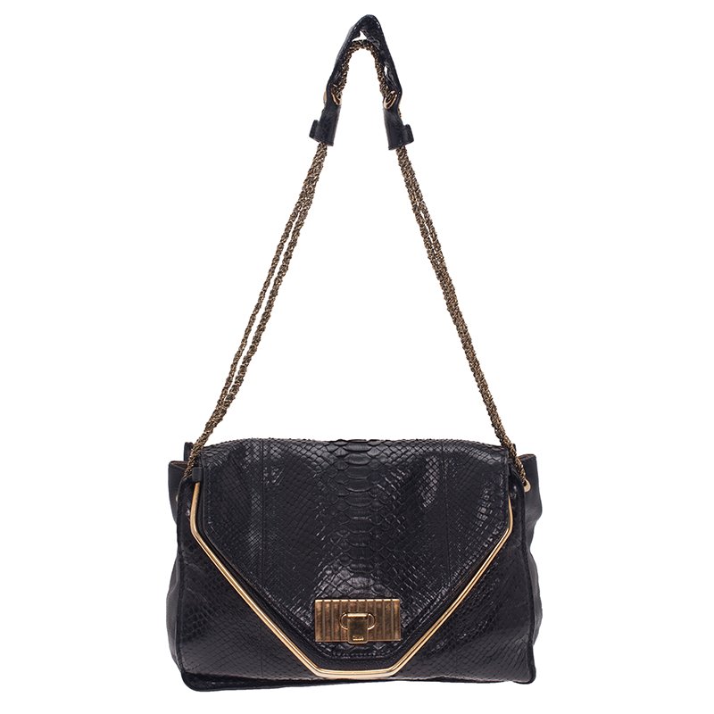 chloe python bag