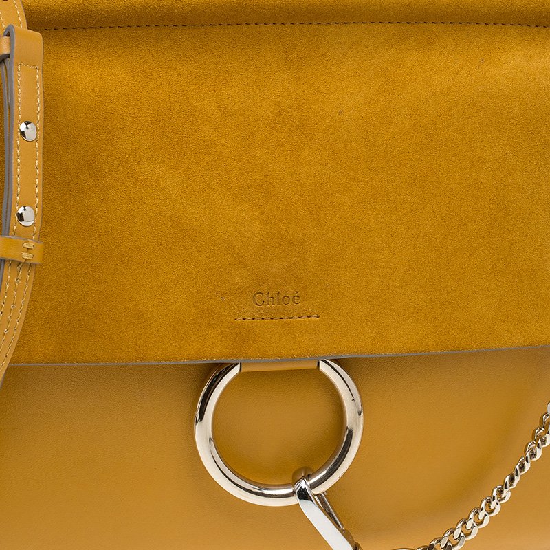 Chloé Faye Bracelet Crossbody Bag Yellow Leather Pony-style calfskin  ref.733899 - Joli Closet