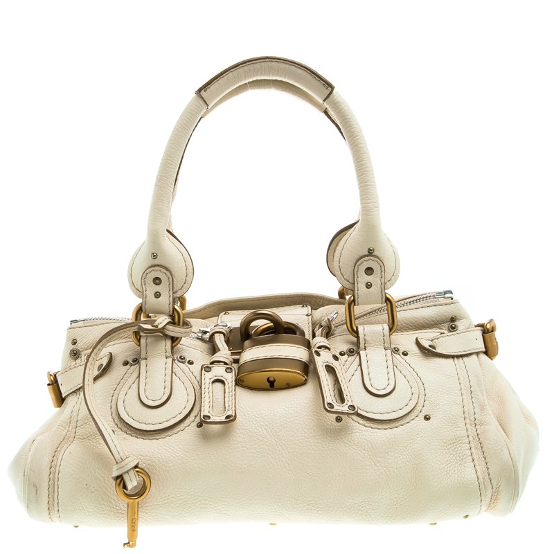 cream chloe bag