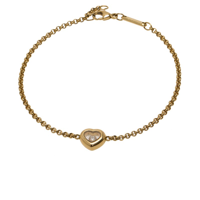 Chopard Miss Happy Diamond Yellow Gold Bracelet