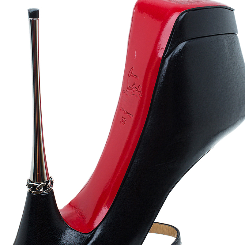 black open toe louboutin