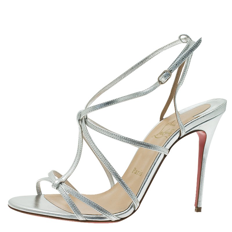 christian louboutin strappy heels
