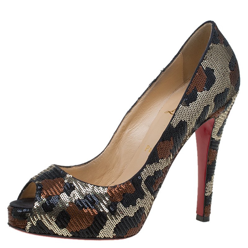 louboutin shoes leopard print