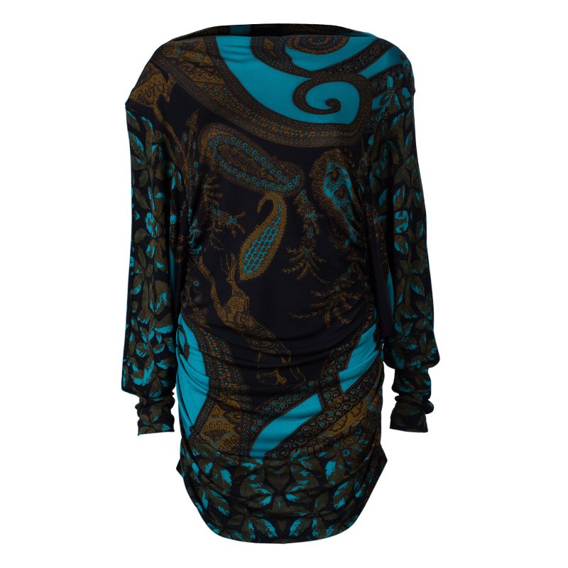 Class by Roberto Cavalli Multicolor Printed Top L