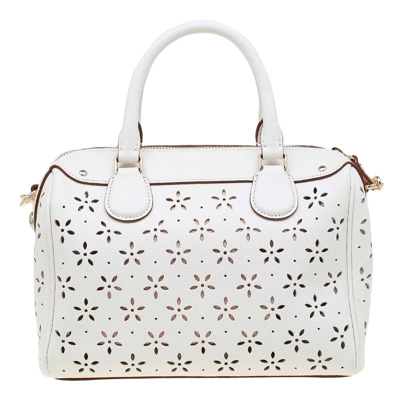 coach laser cut handbag