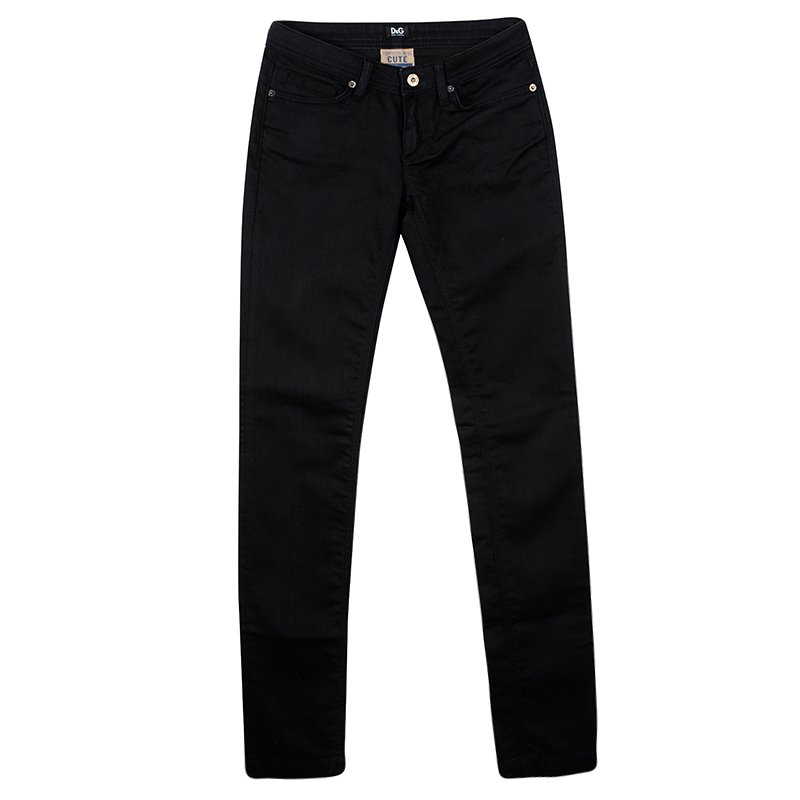 half black half plaid jeans