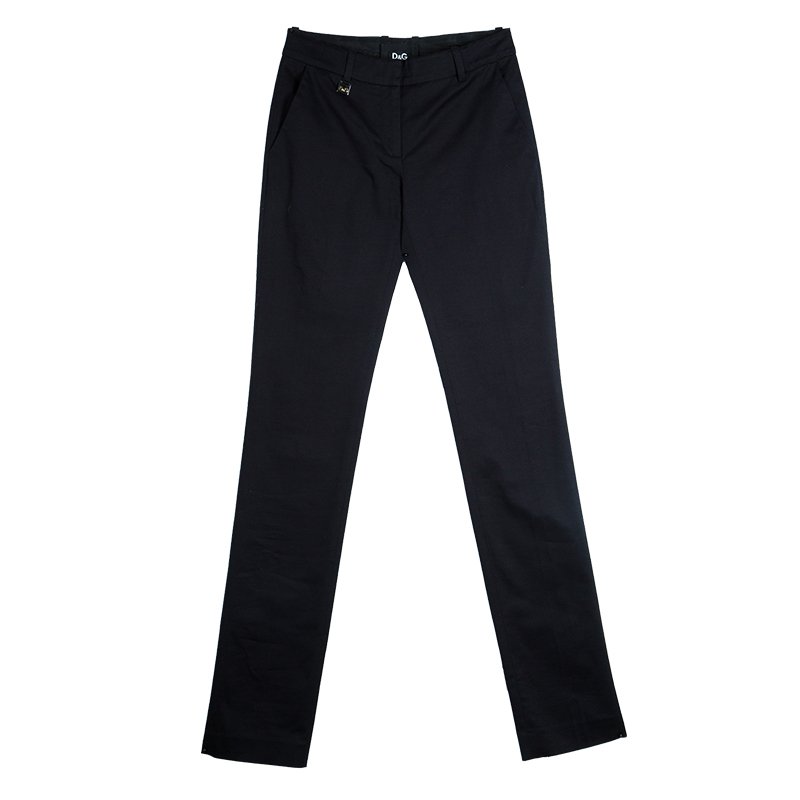 D&G Black Tailored Pants XS